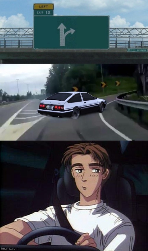 Image tagged in initial d,ae86,toyota ae86,memes,deja vu Imgflip