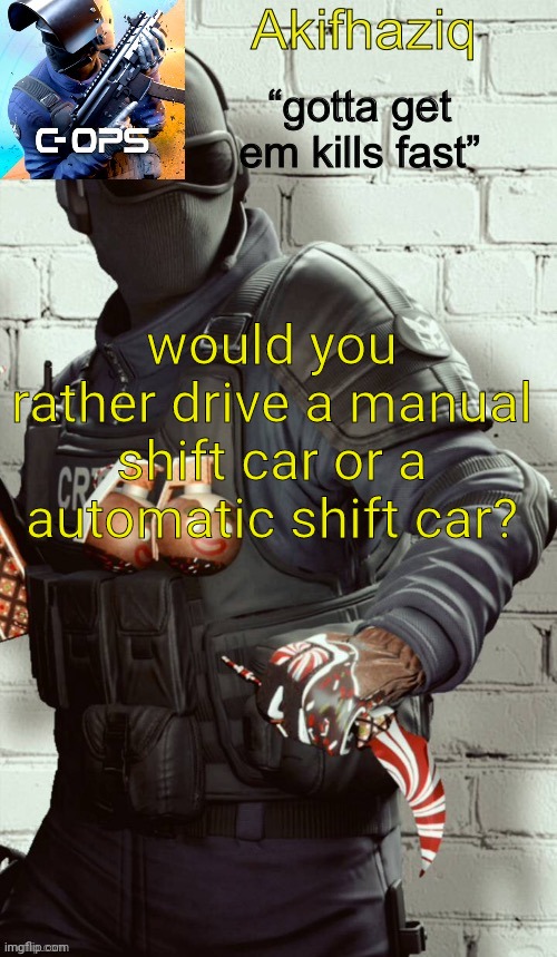 i like manual shift cars Imgflip