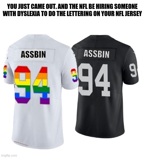 Carl Nassib's Raiders/Rainbow jersey instantly Fanatics' top
