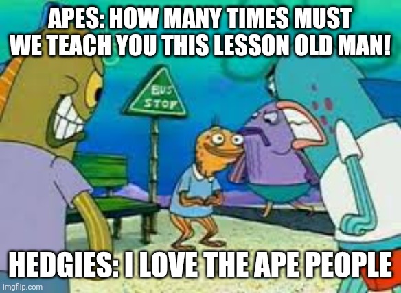 SpongeBob apes Imgflip