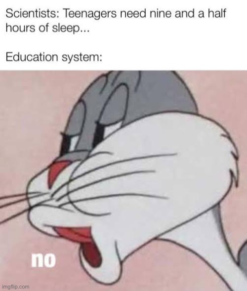 Bugs bunny no sleep Imgflip