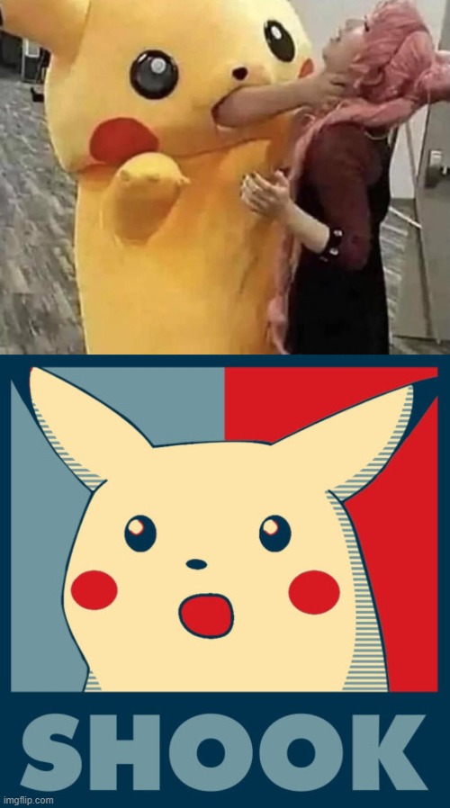 Shook. Pikachu version Imgflip