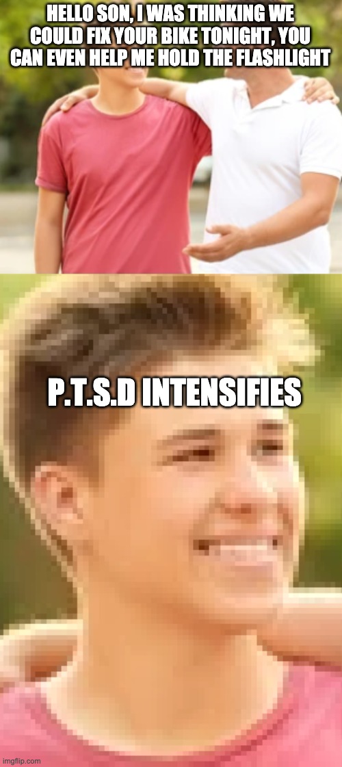 When your dad asks you to hold the flashlight Imgflip