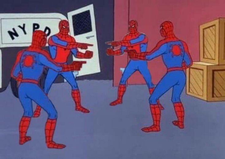Spiderman Quadruple Blank Template Imgflip