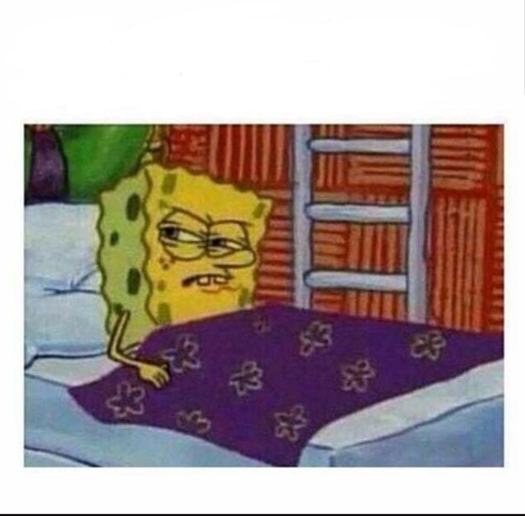 Spongebob bed Blank Template Imgflip