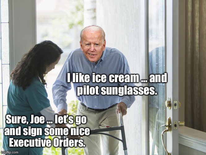 A U.S. President with dementia. A first? Imgflip