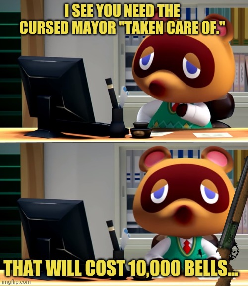 Greedy Tom Nook! Imgflip