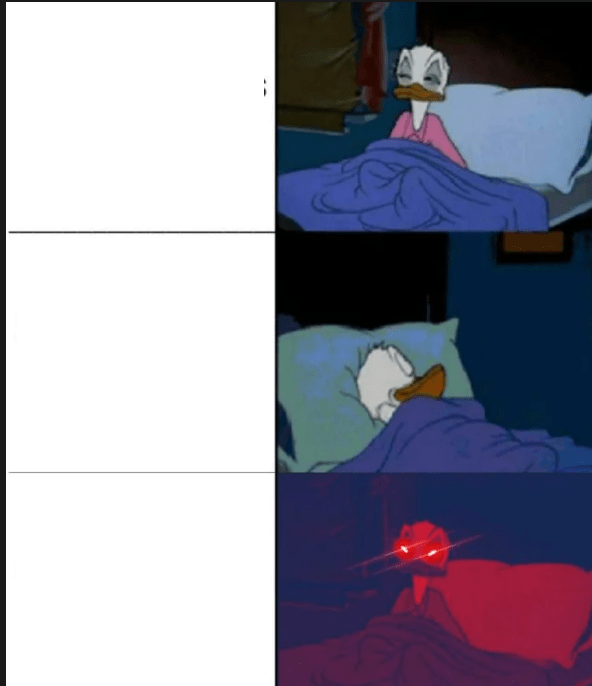 Sleeping Donal Duck Blank Template Imgflip