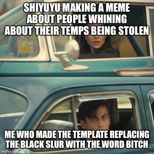 Vanya and number 5 umbrella academy car meme Imgflip