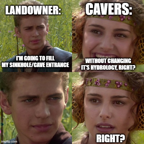 A meme in memory of Tires To Spare Cave Imgflip
