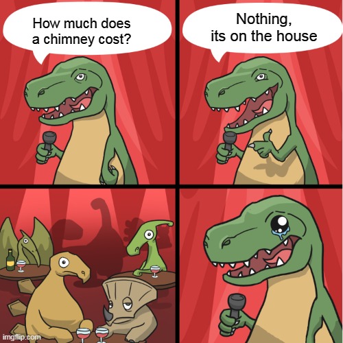 Dino Works Jobs at 3 AM! Imgflip