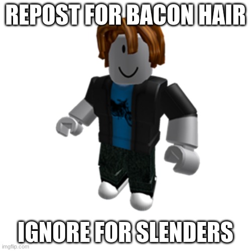 ROBLOX bacon hair Imgflip