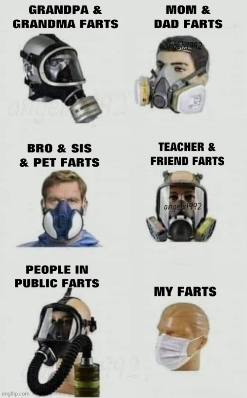 Image tagged in masks,farts,gas,flatulence,odors,fart Imgflip