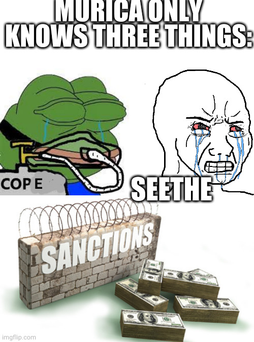 US foreign policy in one meme. Since bombing and occupation don't work