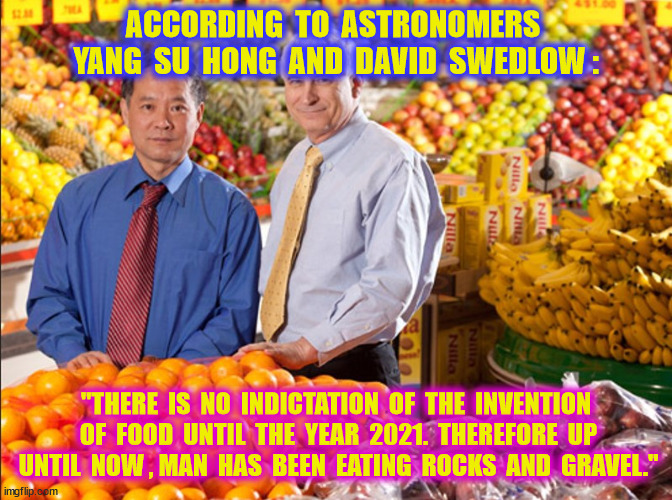 If food was invented in 1885... Imgflip