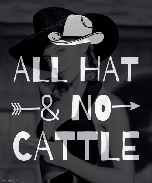 Kylie all hat no cattle Blank Template Imgflip