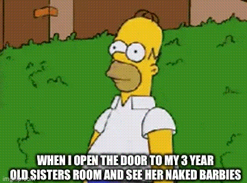 My sisters naked Barbie dolls - Imgflip