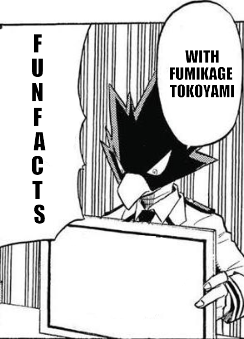 fun facts with fumikage tokoyami Blank Template Imgflip