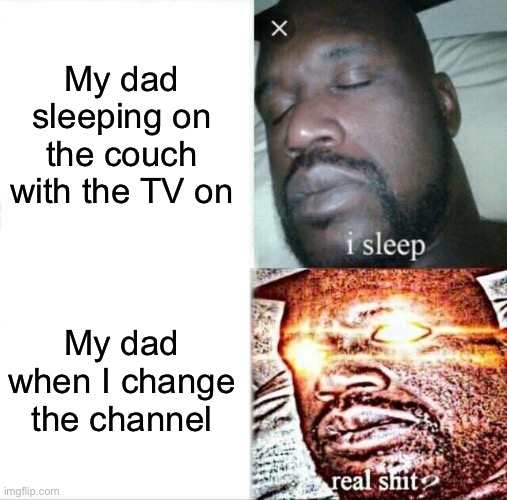 Sleeping Shaq Meme Imgflip