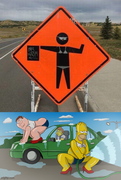 Car Wash ahead Imgflip