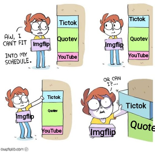 I spelled tiktok wrong. Oops. Imgflip