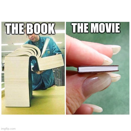 Big book vs Little Book Imgflip