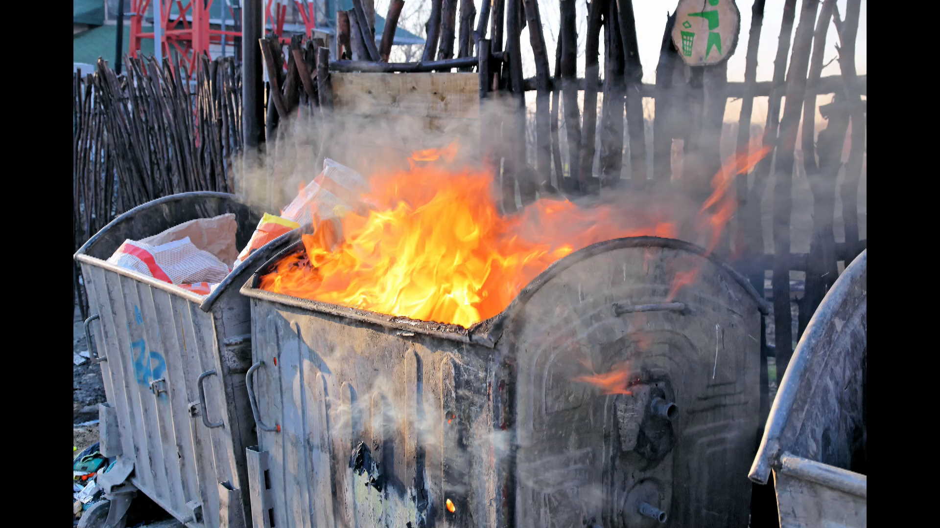 Dumpster fire Blank Template Imgflip