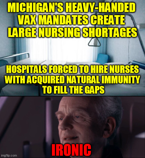 It's apparently common too one vaxmandating hospital had to shut down