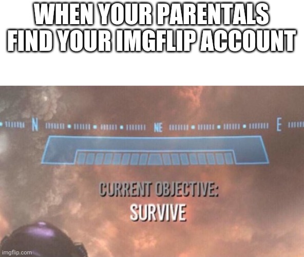 Current Objective Survive Imgflip