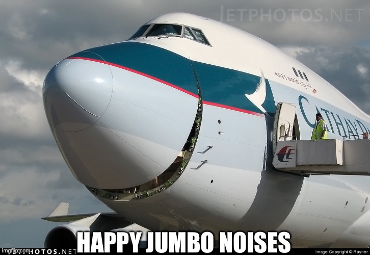 Boeing 747 smiling Imgflip