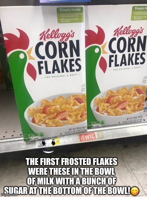 Corn flakes Imgflip