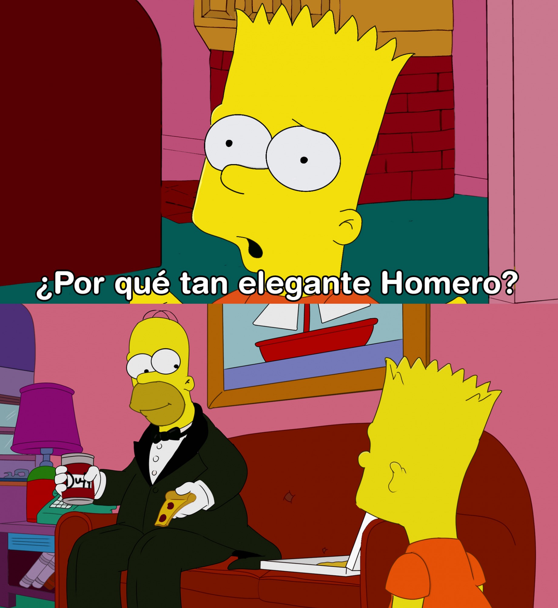 Por que tan elegante homero Blank Template Imgflip