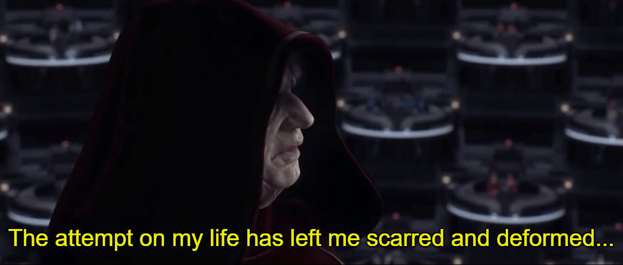 This Attempt On My Life Has Left Me Scarred and Deformed Blank Template