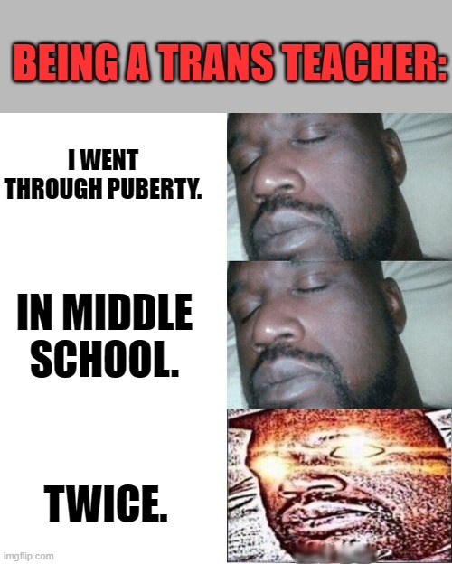 2 Sleeping Shaq, 1 Awake. Imgflip