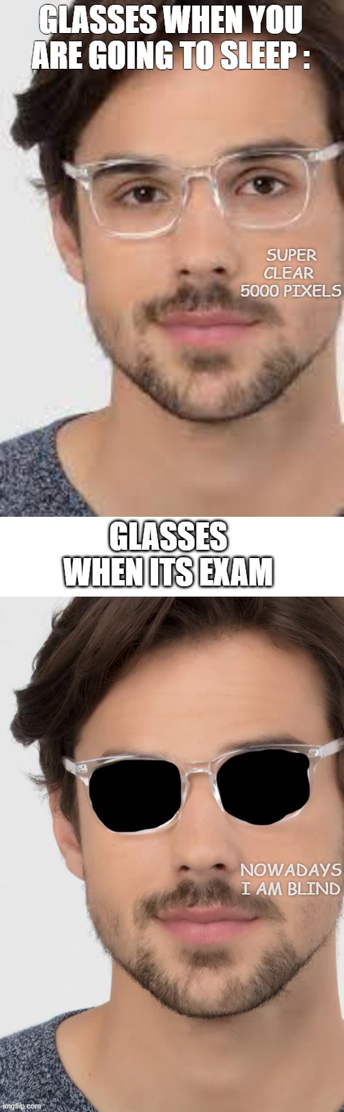 GLASSES OR SPECS Imgflip