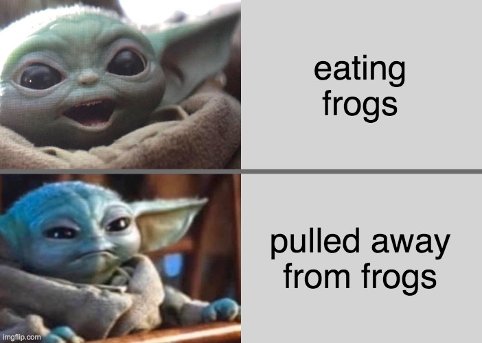 Baby Yoda v1 (Happy → Angry) Imgflip