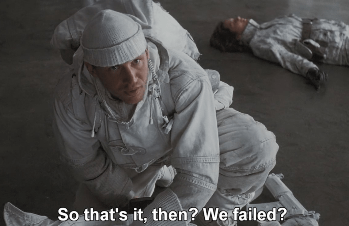 So that's it then, we failed? Blank Template Imgflip