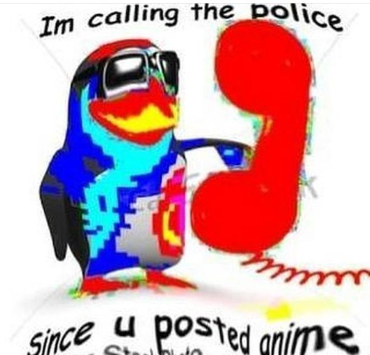 Deep fried no anime Blank Template Imgflip