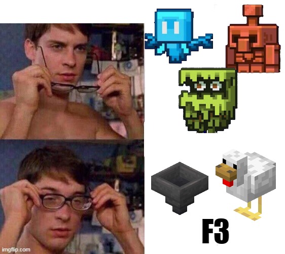 Copper golem is just fancy chicken randomizer Imgflip