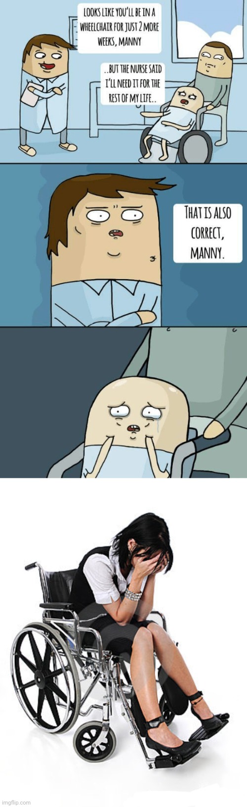 Wheelchair life Imgflip