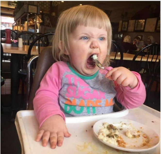 baby eating Memes Imgflip