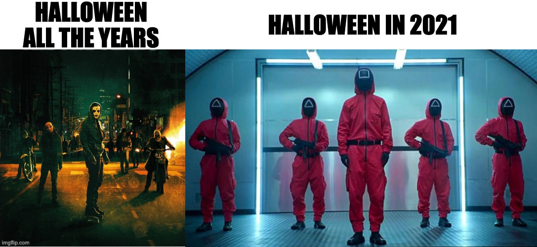 Image tagged in squid game,halloween,funny,memes,relatable,spooktober