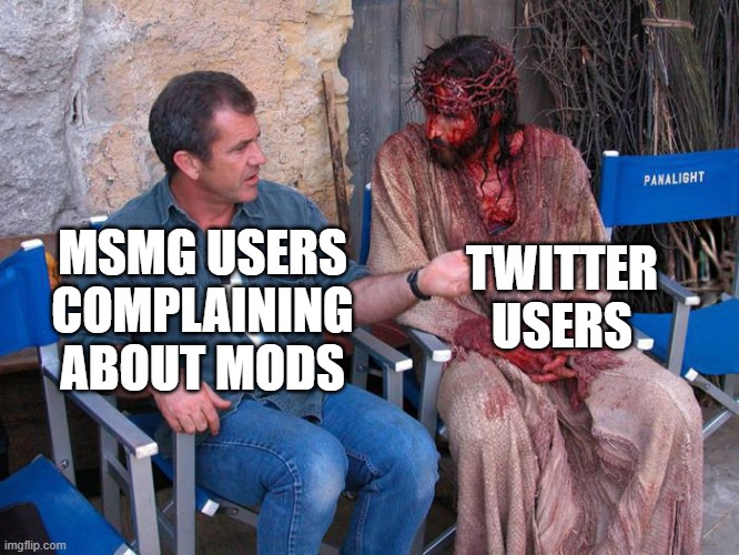 MSMG is nothing compared to the drama on Twitter Imgflip