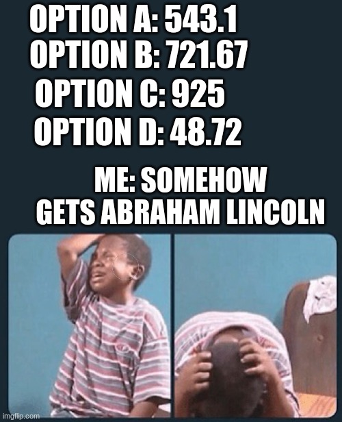 black kid crying with knife Imgflip