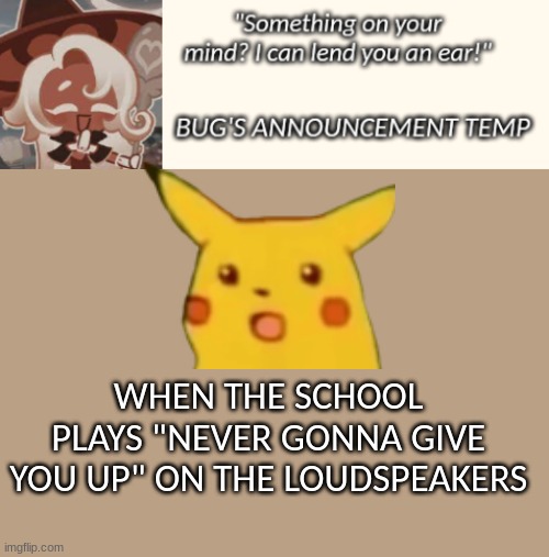 Bug's Latte Announcement Temp Imgflip