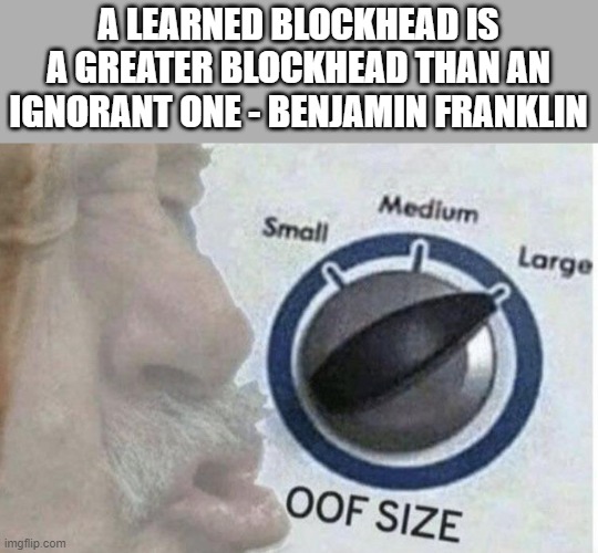 Benjamin Franklin Imgflip