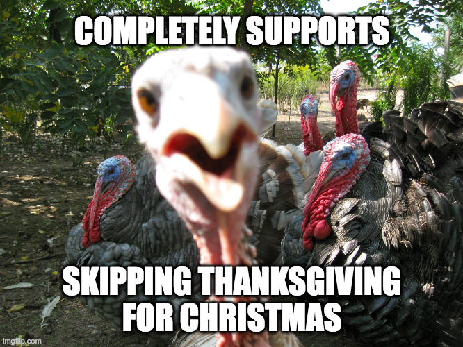Skipping Thanksgiving Imgflip