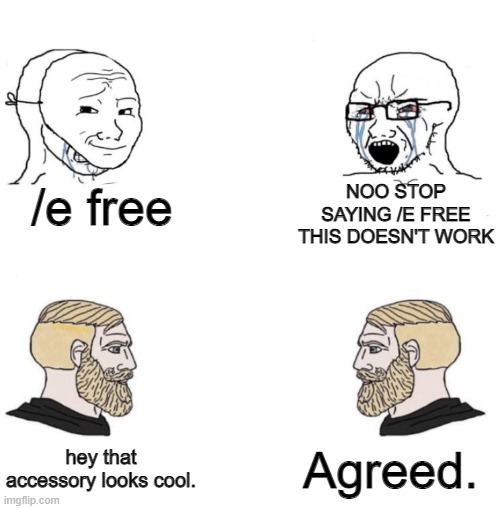 Roblox accessory comments be like Imgflip