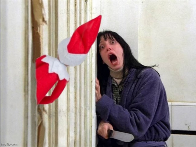 Image tagged in elf on the shelf,elf,the shining,wendy torrance