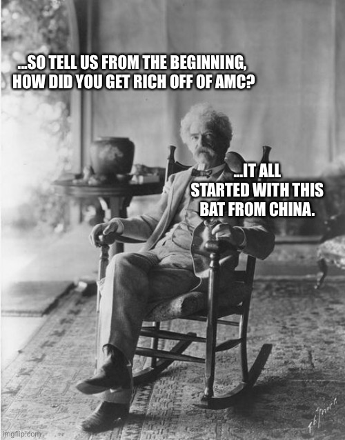Mark Twain rocking chair Memes Imgflip